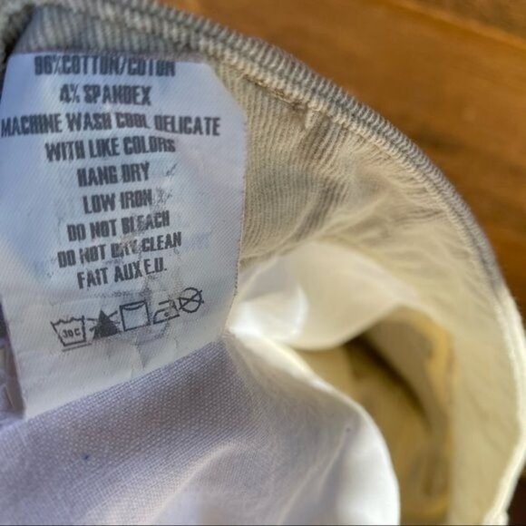 Vintage Hurley Corduroy Kaki Tan Y2K Skirt Size 3 - Picture 7 of 12